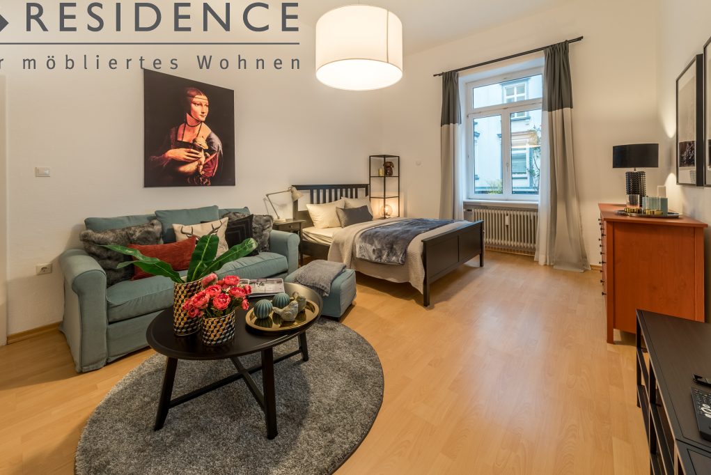 Frankfurt-Westend: 1-Zi.  Wohnung, 48m², Oberlindau , 1.350, Wohnen