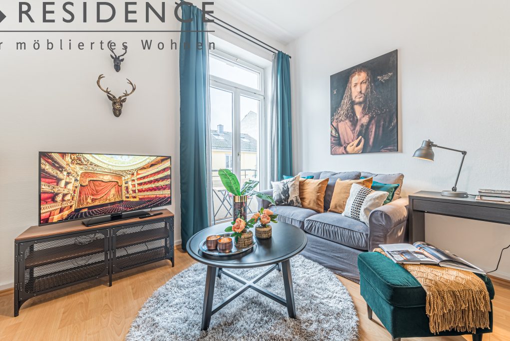 Frankfurt-Westend: 1-Zi.  Wohnung, 45m², Oberlindau , 1.350, Wohnen
