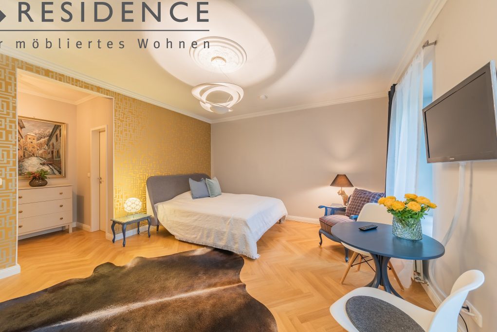 Frankfurt-Nordend (West): 1-Zi.  Wohnung, 28m², Sternstr., 1.030, Wohnen