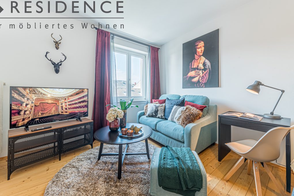 Frankfurt-Westend: 1-Zi.  Wohnung, 40m², Oberlindau , 1.270, Wohnen