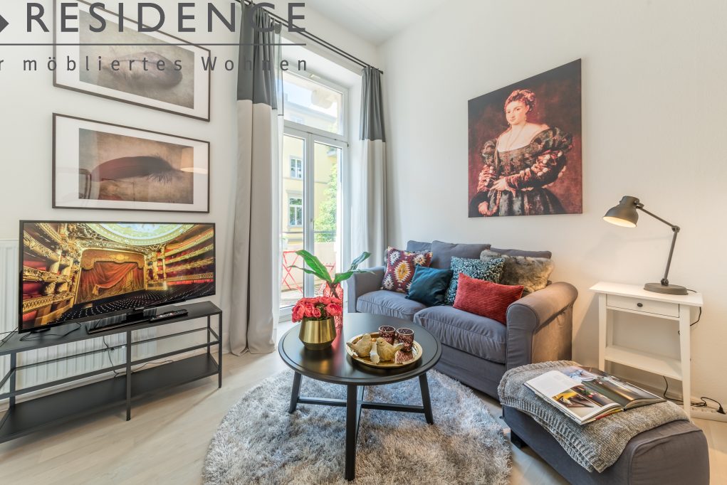 Frankfurt-Westend: 1-Zi.  Wohnung, 38m², Oberlindau , 1.275, Wohnen
