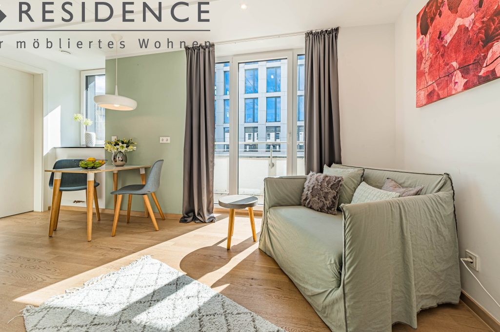 Frankfurt-Westend: 1.5-Zi.  Wohnung, 34m², Bockenheimer Landstr., 1.550, Wohnen