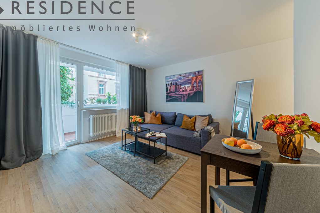 Frankfurt-Westend: 2-Zi.  Wohnung, 48m², Altkönigstr., 1.810, Wohnen